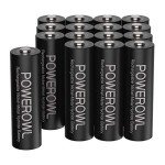 POWEROWL 2800mAh AA Rechargeable Batteries – Pack of 16