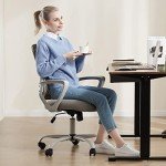Ergonomic Rolling Office Chair with Lumbar Support