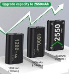 DXKK Rechargeable Batteries for Xbox Controllers - 2 Pack