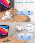 6-Outlet Power Strip with 3 USB Ports