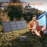 220W Foldable Monocrystalline Solar Panel Kit