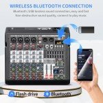 6-Channel Audio Mixer with DSP Effects