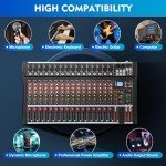 16-Channel USB & Bluetooth Audio Mixer for All