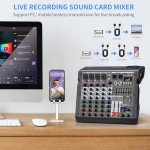 6-Channel Audio Mixer with DSP Effects