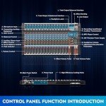 16-Channel USB & Bluetooth Audio Mixer for All