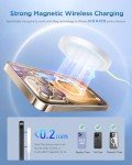 Bohuma Magnetic Wireless iPhone Charger: Mag-Safe Charging Pad Compatible with iPhone 16 15 Pro Max Plus 14 Pro Max Plus 13 12 Pro Max AirPods Pro 3 2- Fast Charger Pad Dock for Home Office