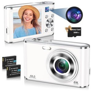 4K UHD Digital Camera with 48MP Autofocus