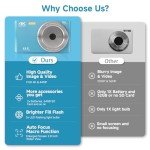 4K 44MP Compact Camera for Teens with Zoom