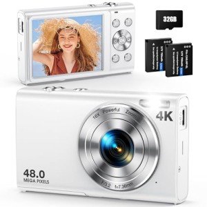 48MP 4K Vlogging Camera with 16X Zoom