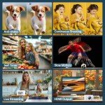 48MP 4K Digital Camera with Flip Screen & Zoom