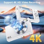48MP 4K Vlogging Camera with 16X Zoom