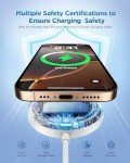 Bohuma Magnetic Wireless iPhone Charger: Mag-Safe Charging Pad Compatible with iPhone 16 15 Pro Max Plus 14 Pro Max Plus 13 12 Pro Max AirPods Pro 3 2- Fast Charger Pad Dock for Home Office
