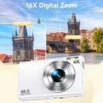 48MP 4K Vlogging Camera with 16X Zoom