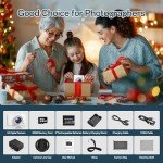 48MP 4K Digital Camera with Flip Screen & Zoom