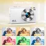 48MP 4K Vlogging Camera with 16X Zoom