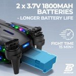 BEZGAR Mini Drone with 1080P Camera for Kids