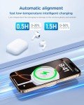 Bohuma Magnetic Wireless iPhone Charger: Mag-Safe Charging Pad Compatible with iPhone 16 15 Pro Max Plus 14 Pro Max Plus 13 12 Pro Max AirPods Pro 3 2- Fast Charger Pad Dock for Home Office