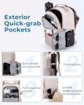 BAGSMART DSLR Camera Backpack with Anti-Theft Design