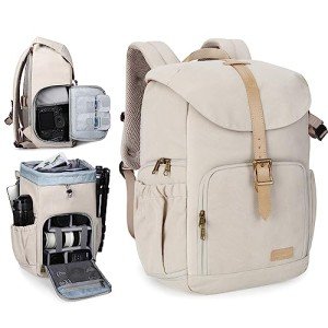 BAGSMART Waterproof DSLR Camera Backpack for Photographers