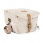 BAGSMART Ivory Crossbody Camera Bag with Rain Cover