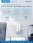 Sureance Multi-Plug Outlet with USB Charger & Surge Protection