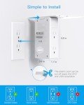 Wall Outlet Extender with USB Ports and Night Light