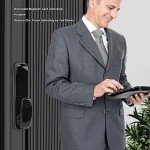 Smart 5-in-1 Fingerprint and Face Recognition Door Lock