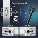 VIZILOK Smart Fingerprint Keypad Door Lock System