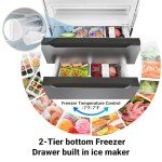 Counterdepth French Door Refrigerator with Ice Maker