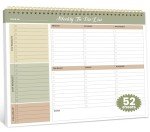 Weekly Undated To-Do List Notepad - 52 Sheets