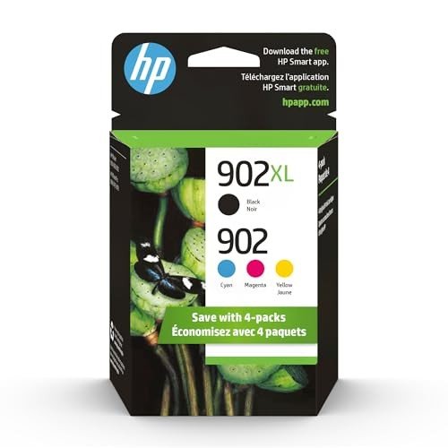HP 902 Ink Cartridges 4-Pack for OfficeJet