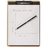 Amazon Basics 6-Pack Brown Hardboard Clipboards