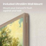 Hisense 65-Inch Class QLED 4K S7N CanvasTV™ Series Dolby Vision HDR Google Smart TV (65S7N, 2024 Model) - Art Mode, Anti-Glare Panel, Hi-Matte Display, Frame & UltraSlim Wall Mount Included, 144Hz