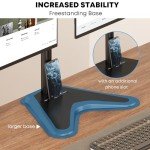 Quad Monitor Stand for 17-32 inch Screens