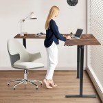 Lynxor Adjustable L-Shaped Electric Standing Desk