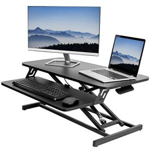 VIVO 32" Adjustable Sit-Stand Desk Converter