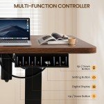 Lynxor Adjustable L-Shaped Electric Standing Desk