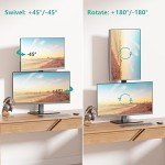 WALI Dual Vertical Monitor Stand for Up to 32 Inches