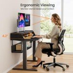 ErGear 48" Electric Height Adjustable Standing Desk