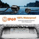 170° Wide Angle Flush Mount Backup Camera