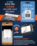 ROVE R2-4K Dual Dash Cam with 128GB Card