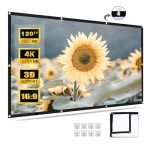 120 Inch Portable Double-Sided Projector Screen