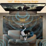 120 Inch Portable Double-Sided Projector Screen