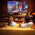 120 Inch Portable Double-Sided Projector Screen