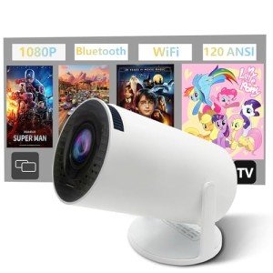 Mini Portable Projector with WiFi and Bluetooth