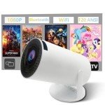 Mini Portable Projector with WiFi and Bluetooth