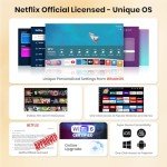 4K Wireless Mini Projector with Built-in Netflix