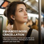 TOZO Noise Cancelling Wireless Earbuds with 55H Playtime