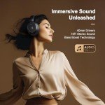 Wireless Noise Cancelling Bluetooth Headphones with Microphone