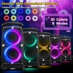 TPBEAT 160W Portable Bluetooth Party Speaker